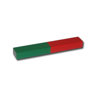 Block magnet AlNiCo red / green - 100 x 15 x 10 mm