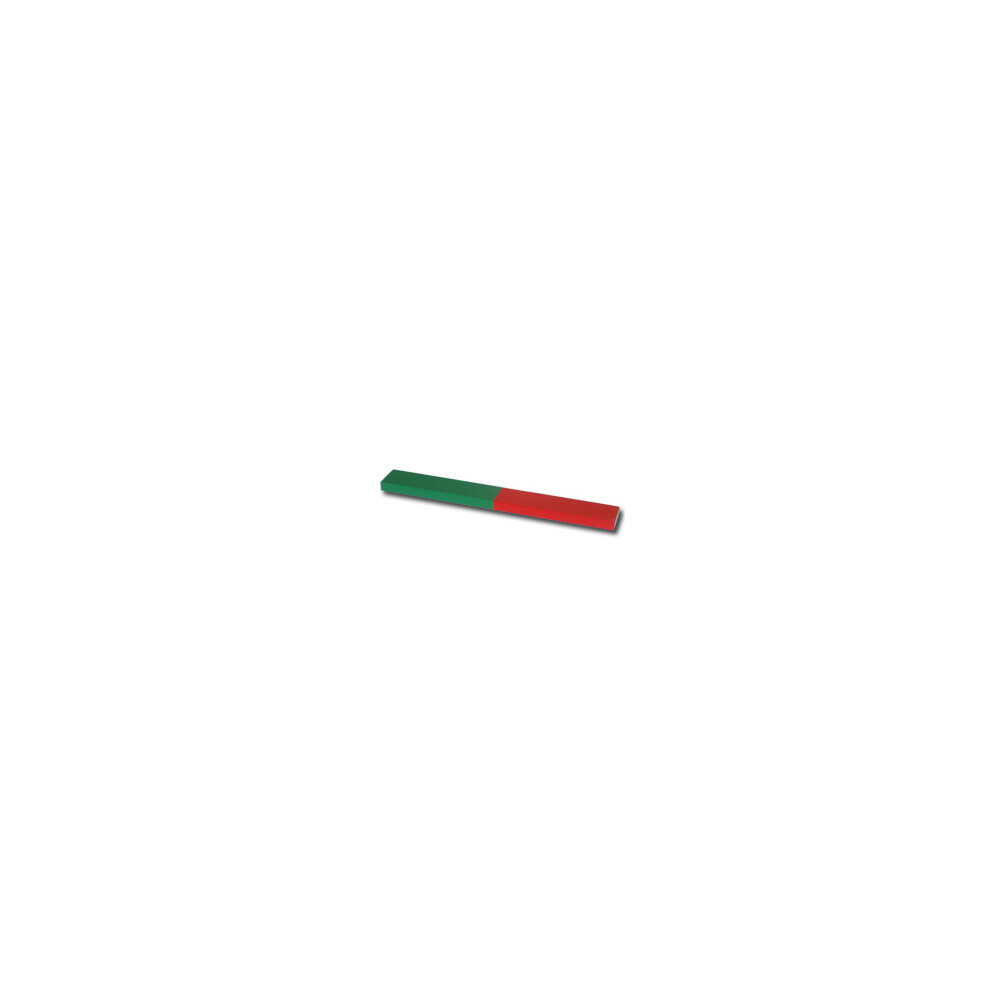 Block magnet AlNiCo red / green - 150 x 20 x 6,3 mm