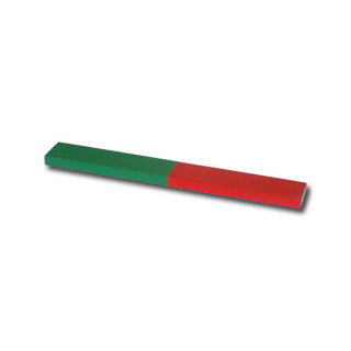 Block magnet AlNiCo red / green - 150 x 20 x 6,3 mm