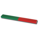 Quadermagnet AlNiCo Rot/Grün 150x20x6,3 mm