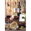 Magnetic pinboard Local wines 60x40 cm incl. 8 magnets