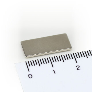 Neodym Magnete 20x10x1 mm N42 - Selbstklebend Polsterschaum