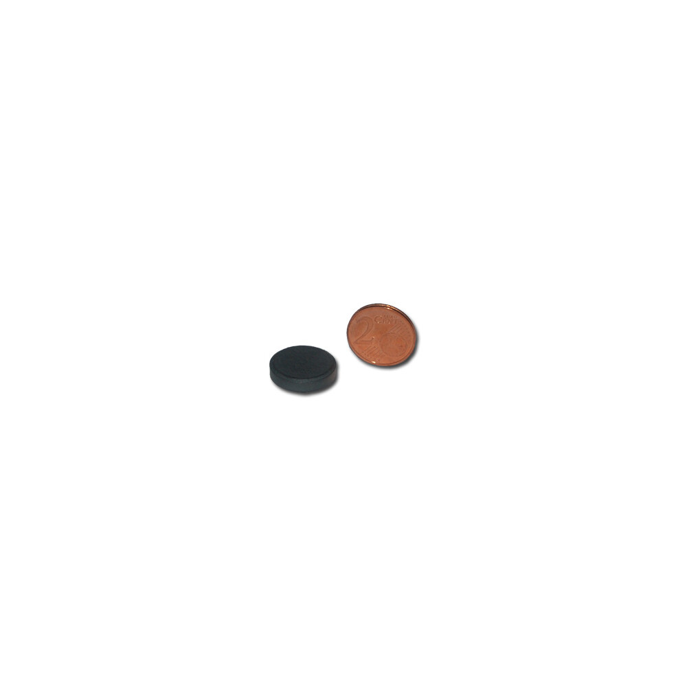 Hard ferrite Magnets 18x4 Y30BHT - pull force 100 g