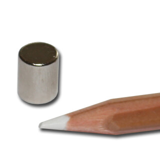 Neodymium Magnets 8x10 NdFeB N35 - pull force 3 kg