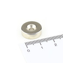 Neodymium magnets Ø15xØ3,5x5 with counterbore North NdFeB N40 - pull force 6 kg -