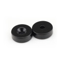 Neodymium magnets Ø15xØ3,5x5 with counterbore North black Epoxy - pull force 6 kg -