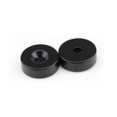 Neodymium magnets Ø15xØ3,5x5 with counterbore South black Epoxy - pull force 6 kg -