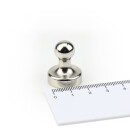 Neodym Kegelmagnete aus Stahl Ø20x25 mm -...