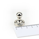 Memo magnet with steel case Ø 20 x 25 mm Neodymium
