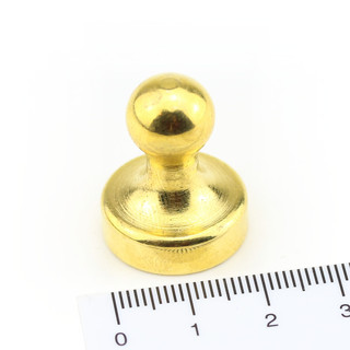 Neodym Kegelmagnete aus Stahl Ø20x25 mm GOLD