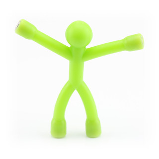 Flexman flexible Man with 4x Neodymium Magnets different colours! Green