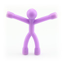 Flexman flexible Man with 4x Neodymium Magnets different colours! Purple