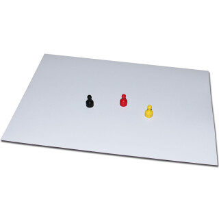 Ferro foil self-adhesive White glossy / wipeable 200x200x0,4 mm