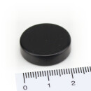 Neodymium Magnets Ø22x6 N35 EpoxyBlack - pull...