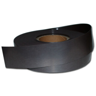 Magnetic tape Anisotropic 50mm x 0,9mm x rm. Plain Brown uncoated