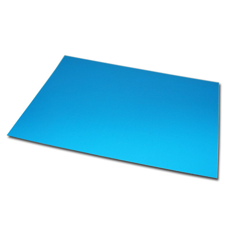 Magnetic foil Anisotropic DIN A4 210x297x0,9 mm writeable Blue mat