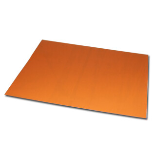 Magnetfolie Anisotrop DIN A4 210x297x0,9 mm beschreibbar Orange matt