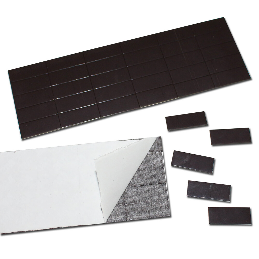 Magnetplttchen Magnetpunkte selbstklebend 25x10x0,9 mm