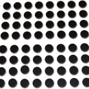Magnetic dots self-adhesive 14x0,9 mm
