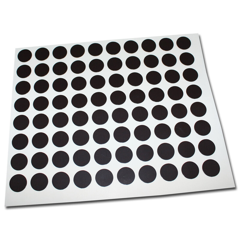 selbstklebend Magnetfolie Magnetpunkte 150 Stück 25mm Magnetplättchen Takkis 