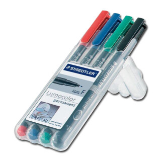 4er Set Lumocolor® permanent Stifte 318 WP4