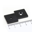 Neodymium magnets 20x20x3 with counterbore Black North...