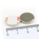 Neodym Magnete Ø15x2 mm N40 - Selbstklebend...