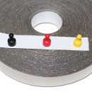 Ferroband Selbstklebend Wei matt 25mm x 0,6mm x lfm. Eisenfolie beschreibbar