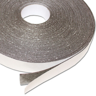 Ferroband Selbstklebend Weiß matt 25mm x 0,4mm x lfm. Eisenfolie beschreibbar