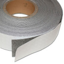 Ferro rubber steel tape self-adhesive White mat 50mm x 0,4mm x rm. writeable