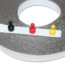 Ferro rubber steel tape self-adhesive White glossy 18mm x...