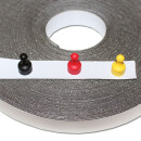 Ferro rubber steel tape self-adhesive White glossy 20mm x...
