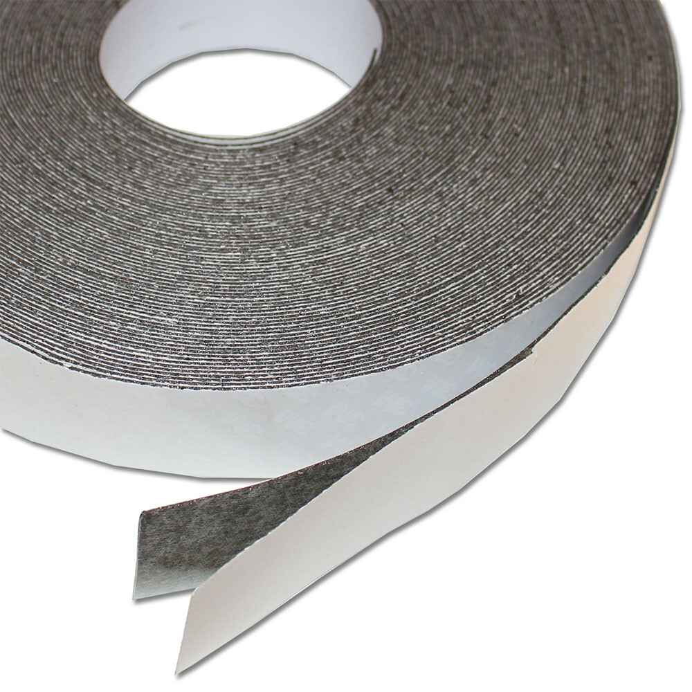 Ferroband Selbstklebend Wei glnzend 30mm x 0,4mm x lfm. Eisenfolie beschreibbar
