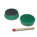 Pinboard Magnets Ø25x7 mm Hard ferrite - Green