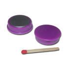 Pinboard Magnets Ø25x7 mm Hard ferrite - Purple