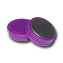 Pinboard Magnets Ø25x7 mm Hard ferrite - Purple