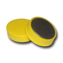 Pinnwand Magnete Ø30x8 mm Hartferrit - Gelb