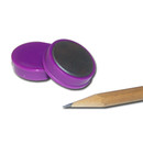 Pinboard Magnets Ø30x8 mm Hard ferrite - Purple