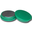 Pinboard Magnets Ø40x8 mm Hard ferrite - Green