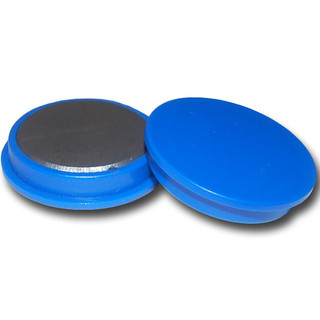 Pinboard Magnets Ø40x8 mm Hard ferrite -Blue