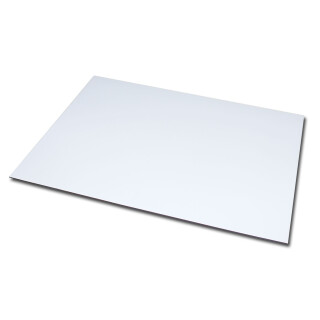 Magnetic foil Anisotropic DIN A4 210x297x0,4 mm White Glossy wipeable