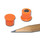 Pinnwand Magnete Ø10x8 mm Neodym - Orange