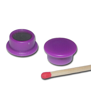 Pinboard Magnets Ø18x8 mm Neodymium - Purple