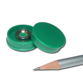 Pinboard Magnets Ø30x8 mm Neodymium - Green