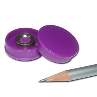 Pinboard Magnets Ø30x8 mm Neodymium - Purple