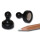 Neodym Kegelmagnete mittel 19x25 mm - Schwarz