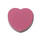 Herz Magnet 30 x 30 x 6 mm Ferrit - Pink / Rosa
