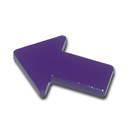 Arrow Magnet 44 x 33 x 6 mm Ferrite - Purple
