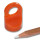 Neodymium Hook Magnets Ø20x32 mm - Orange