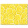 Magnetic pinboard Lemon Slices 40x30 cm incl. 4 magnets